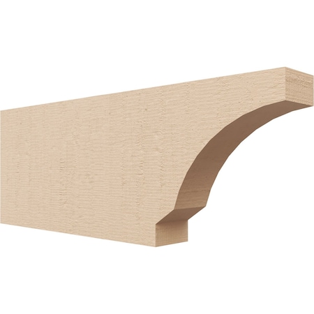 Ekena Millwork 2in. W x 6in. H x 16in. L Moab Woodgrain TimberThane Rafter Tail, Primed Tan RFTUR02X06X16MOARCPR